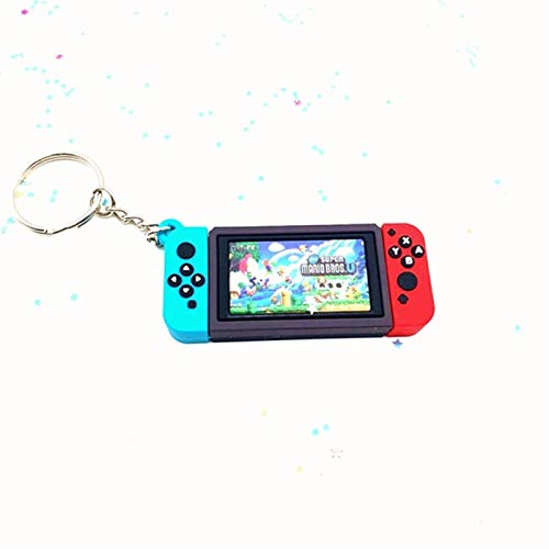 Preisvergleich Produktbild Cartoon Schlüsselbund 2020 Neue 6styles Spiel Tierübergang Keychain Switch Auto Schlüsselanhänger Charme Bag Anhänger Mode Weiche Gummi PVC Cartoon (Color : New Mario)