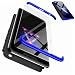 Produktbild JJWYD Handyhülle für Huawei Honor 8X Hülle + Displayschutzfolie Extra Dünn Ultra Slim Leichte Stoßfest Feine Matte Cover Schutzhülle Schale Hardcase - Schwarz Blau