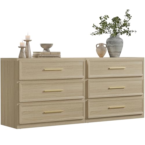 SICOTAS Night Stand Set 2 Oversized Extra Large Nightstands Set of 2 Tall Bedside Side Table with 3...