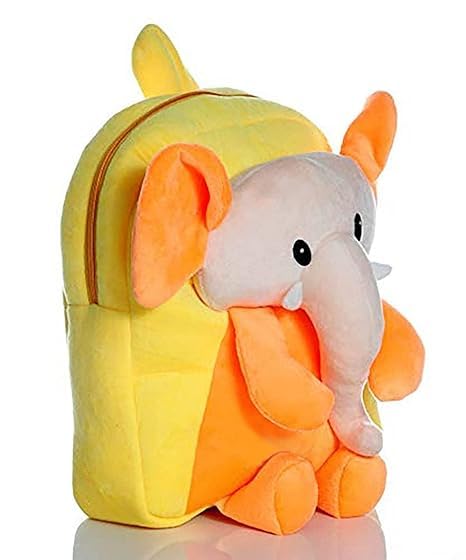 Image of Frantic Soft Cartoon Design Animal Velvet Plush School Backpack Bag For 2 To 5 Years Boys Girls Nursery Preschool Picnic Carry Travelling Bags (2-5 Years)