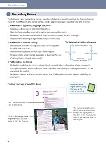 Pearson Edexcel AS and A level Mathematics Pure Mathematics Year 1/AS Textbook + e-book (A level Maths and Further Maths 2017)