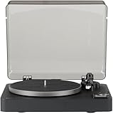 Crosley C300A-BK Fully Automatic Belt-Drive Bluetooth Turntable Record Player, Black