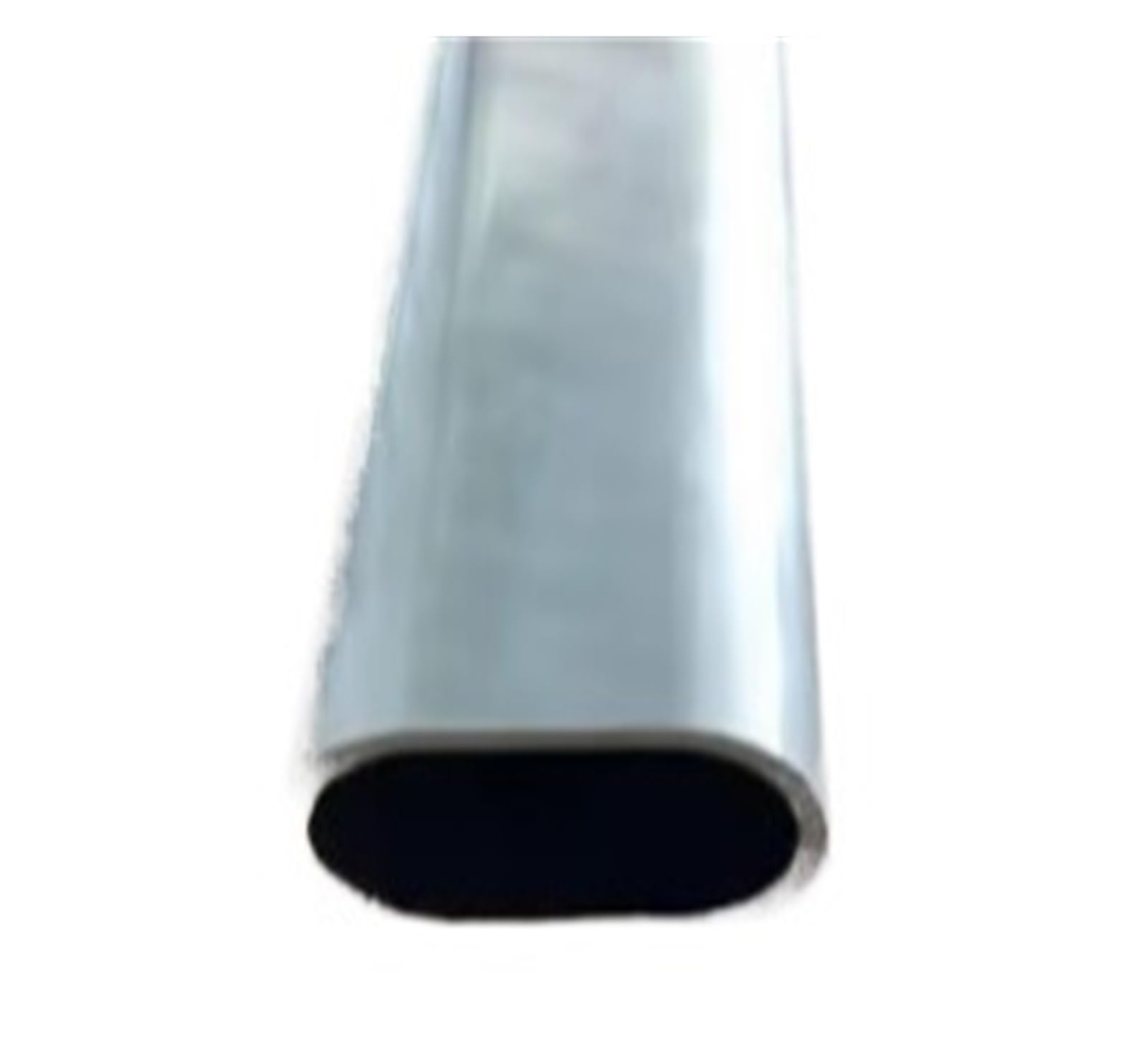 Material de bricolaje de marco de tubo elíptico plano hueco de aleación de tubo ovalado de aluminio de todos los tamaños