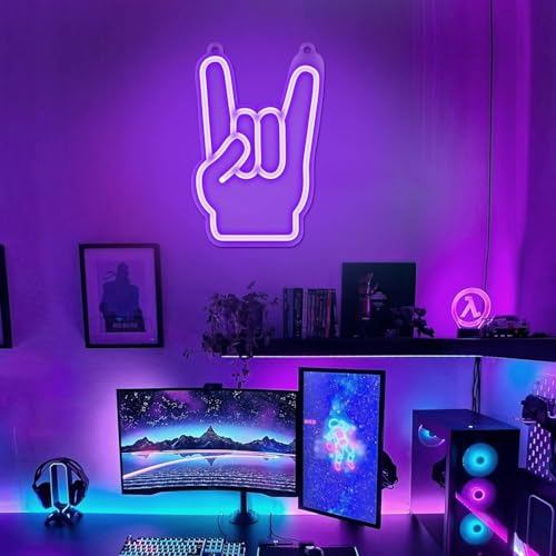 Image of Neon Strip Light, 16.4 feet, Flexible Silicone LED, IP65 Waterproof, with 12V Adaptor, for Bedroom, Gaming Room & Home Decor | 5 Meter | (Purple)