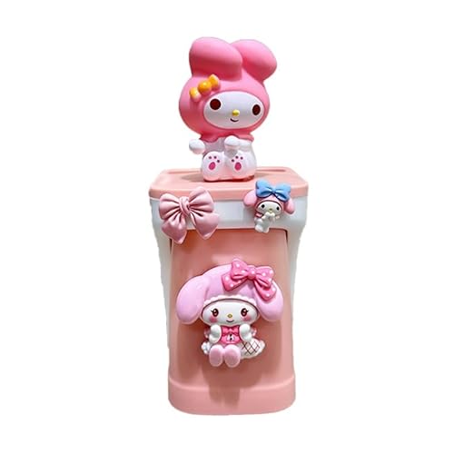 クロミ マイメロディ 子供用磁気うがい薬カップ 壁掛け歯ブラシカップ 歯ブラシホルダー カップ 収納 フレーム 歯磨き粉 壁 取り付け 歯ブラシ オーガナイザー 付き穴あけ不要の壁掛け式歯ブラシホルダー 浴室用(マイメロディ)