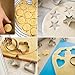 Cookie Cutters Set - Cookie Cutters Mini Geometric Shapes Cookie Cutters, Vegetable Shape Cutters for Kitchen, Baking, Halloween & Christmas, 12 Pcs (white)