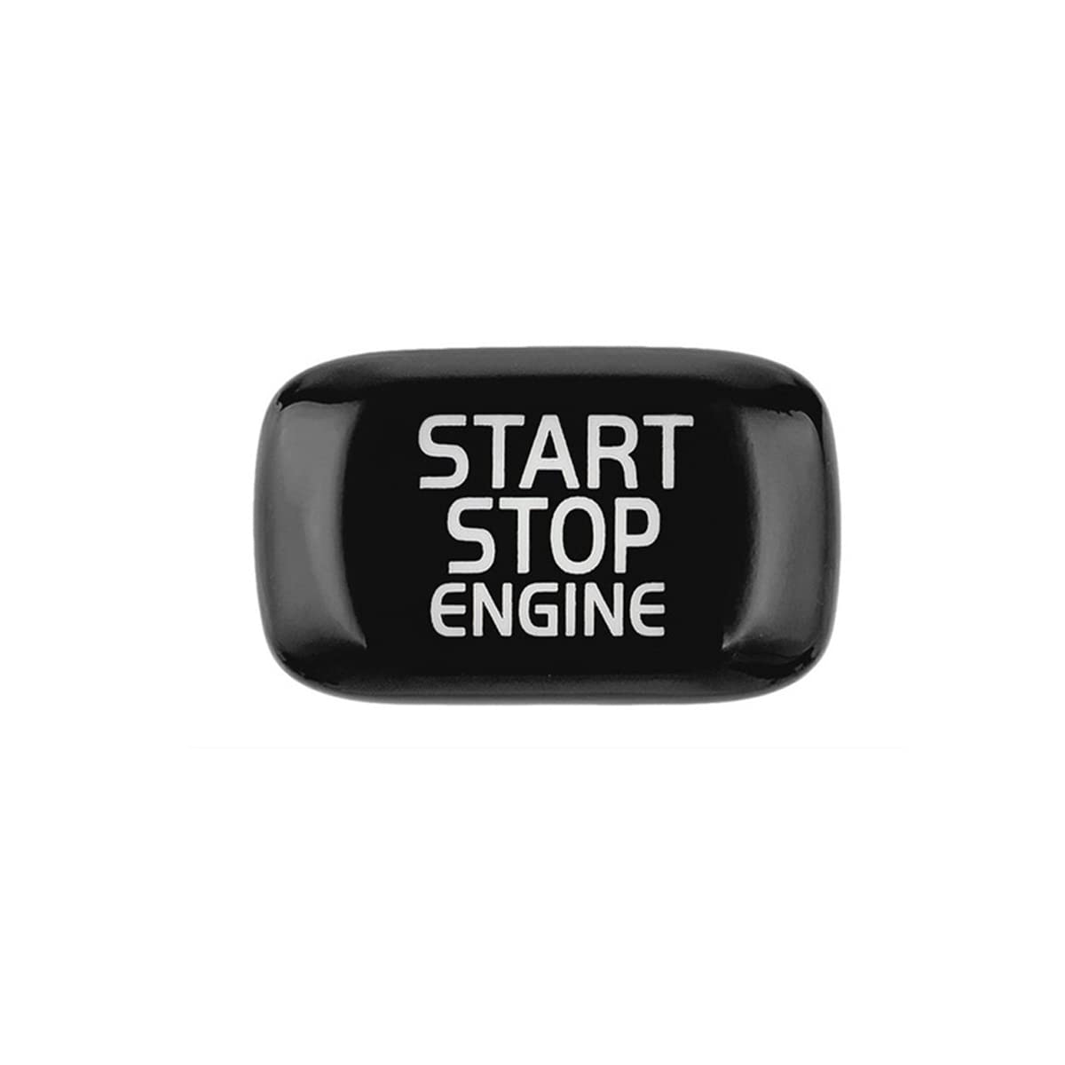 Car Engine Start Button Replace Cover Stop Switch Key Decor for Volvo V40 V60 S60 XC60 S80 V50 V70(Glossy Black)