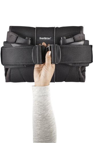 BABYBJÖRN Babydrager One (buik- of rugdrager, zwart, katoenmengsel). - Image 5