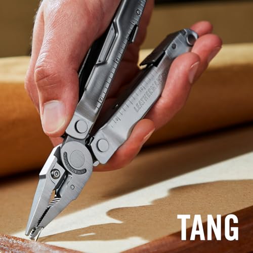 Leatherman Rebar Multitool - 17 Narzędzi do DIY i na Kemping, Stal Nierdzewna, Kolekcja przygód, Jezioro