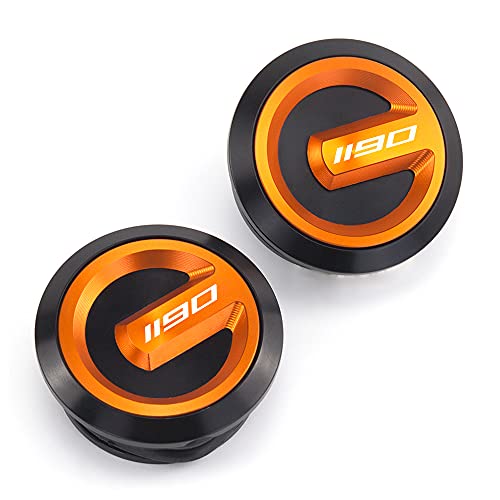 Modeer For KTM 1190 Adventure 2013-2023 1Pair Motorcycle CNC Frame Swingarm Hole Cover Caps Swing Arm Plugs Kit Set 1190adv 1190adventure Accessories (black-orange) -  N\C