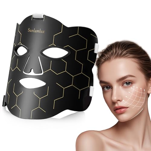 Sunlamlux Red Light Lamp for Home, Black