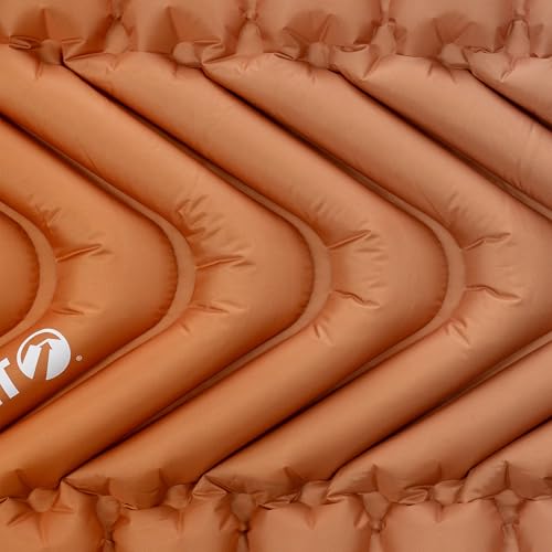 Klymit Insulated Static V2 Inflatable Sleeping Pad | Upgraded Comfort | Portable, Ultralight, Easy to Inflate, Foldable Air Bed for Camping, Backpacking & Hiking — Blend