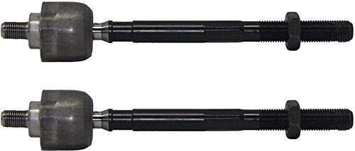 6 Pcs Front Steering Kit 2 Inner Tie Rod Ends + 2 Outer Tie Rod Ends + Rack And Pinion Bellow Boot #TOP3