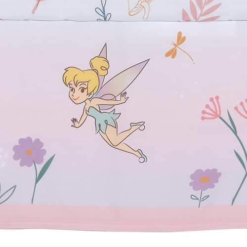 Image of Bedtime Originals Tinker Bell 3-Piece Crib Bedding Set - Pink, Purple, White