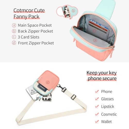 Image of Birthday Back to School Gifts for Teen Girls 8-12, Fanny Pack Crossbody Bag | 8 9 10 11 12 Year Old Girl Birthday Gifts, Kids Sling Bag Purse Travel Essential, Preppy Fashion Tween Girl Gift Trendy Stuff