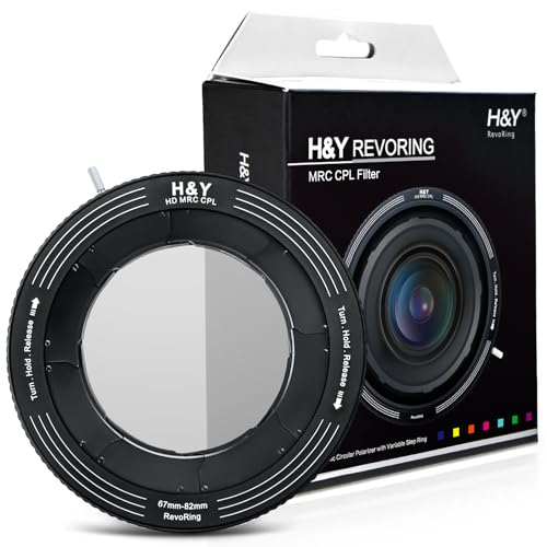 H&Y RevoRing Circular Polarising Filter, 2-in-1 Polarizer and Adjustable Adapter