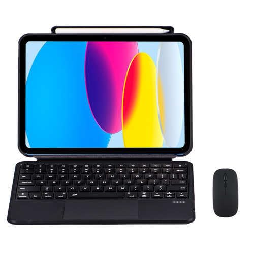 Teclado iPad 11 2025 con ratón y funda táctil para trabajar en movilidad