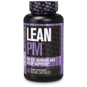 Jacked Factory Lean PM Night Time Fat Burner, Sleep Aid Supplement, & Appetite Suppressant for Men and Women – 60…