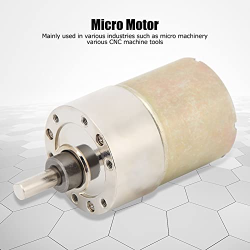 24V Dc Reduction Motorelectric , Industrial Motors Pneumatic Motors Gearbox Adjustable Low Speed Mini Motor With Bracket Cw/Ccw For Micro Machinery[100Rpm/Min ] #TOP6