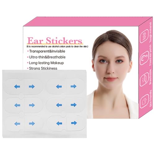 Ear Corrector Tape for Adults & Kids – Discreet Invisible Ear Patches, Non-Irritating Eaar Positioning Strips for Pinning Back Ears, Self-Adhesive Beauty Tool for Natural-Looking Eaar Shape