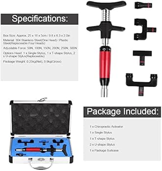 Amazon | 手動脊椎アクティベーター、背骨調整キット、ポータブル