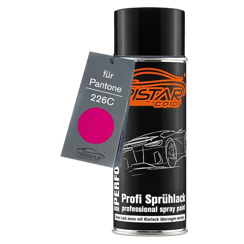 TRISTARcolor Autolack Spraydose für Pantone (PMS) 00226C 226C Pink Basislack Sprühdose 400ml