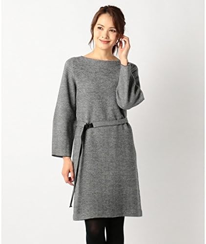 Amazon Co Jp 自由区 L Jiyuku L ヘリンボーンジャガード ニットワンピース 検索番号t29 ヘリンボーン 44 服 ファッション小物
