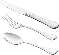 Wolff Avalon Conjunto de Faqueiro de Aço Inox sem Estojo, Prata, 101 Peças