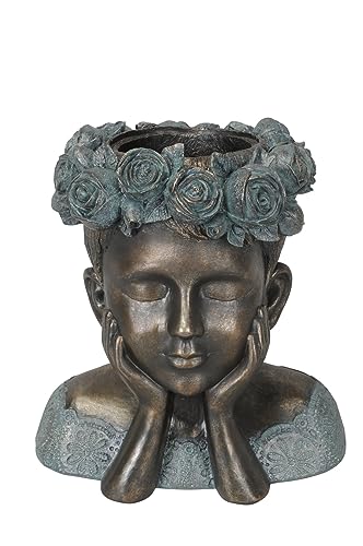 Storm's Gartenzaubereien Pflanzkopf - Frauen - Mädchen Büste Übertopf...