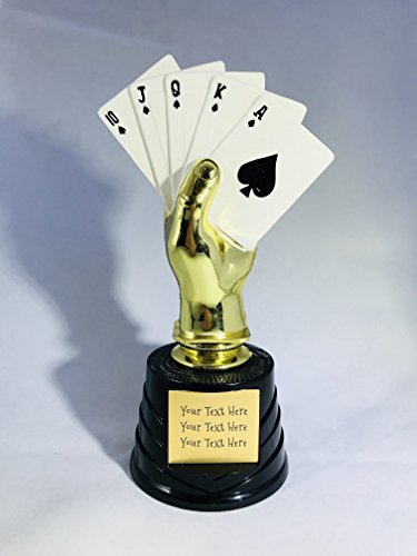 Trophy Crunch - Customized Corporate Award, Business, Gag Gift Trophies - Poker Card