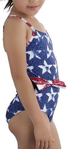Image of ToBeInStyle Girl's Spaghetti Strap Printed Assorted Styles One Piece Swimsuit
