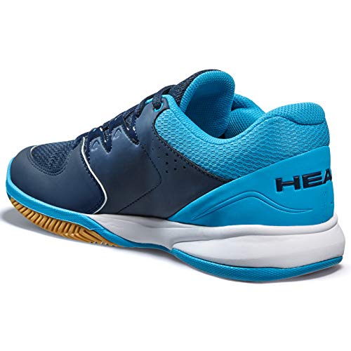 Head Herren Grid Indoor Shoe, Dark Blue Squash-Schuh, Dunkelblau Aqua, 44 EU