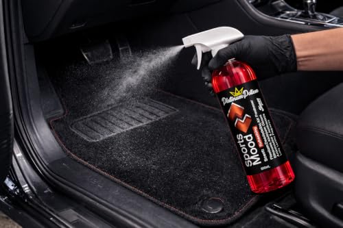 Image of Water-Based Car Air Freshener Spray | Luxury Automotive Deodorizer | Mold-Resistant Formula | Eliminates Odors and Refreshes Vehicle Interior | 17 fl oz | Sports Mood