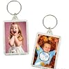 24 Photo Frame Keychains