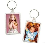 24 Photo Frame Keychains