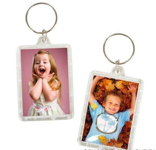 24 Photo Frame Keychains