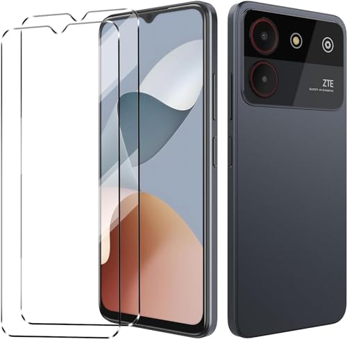 [2 Stück] Schutzglas kompatibel mit ZTE Blade A54 Panzer Schutzfolie Verb&glas Bildschirmglas Echt Hart Tempered Glass 9H Festigkeit Glas