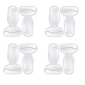 URAQT Hielgrepen, Gel Shoe Inserts Liners Pads voor te grote schoenen Anti-Slip Hielgrepen Inserts Liners Voetinlegzolen…