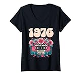 cassettes audio recyclage Offrez ce merveilleux cadeau pour un joyeux anniversaire de votre femme préférée née l'année 1976. Décoration drôle cadeau pour le 50e anniversaire, occasion pour offrir un cadeau vintage pour une femme géniale nostalgique des années 80 et années 70.