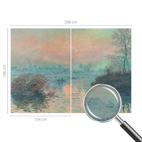 Décor mural adhésif haute qualité résistante aux taches 208x146