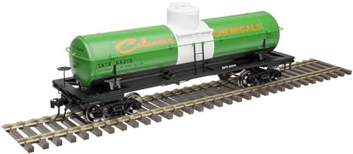 Atlas O Scale ACF Type 27 8,000-Gallon (2-Rail) Celanese Chemicals/GATX #66219