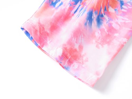 Image of Beezizac Girls Pajamas Cute Print Short /Long Sleeve Pants Set Size 6-18 | Soft Stretch Poly Blend, Comfy Crewneck, Elastic Waist Pants, Everyday & Holiday Sleepwear for Big Girls, Tweens & Teens
