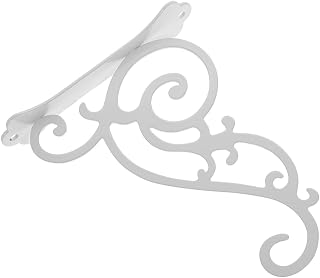 BESTonZON Soporte de Pared para Macetas Colgantes de Jardín Soporte de Hierro para Plantas para Decoración de y de Color Blanco Grande