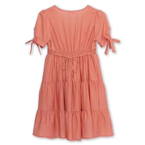 Speechless Girls' Short Sleeve Embroidered Dress2
