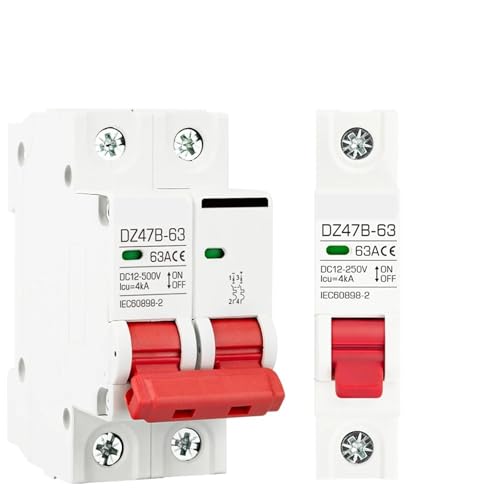 Disjoncteur de protection de batterie 12V 24V DZ47 pour sécuriser le circuit CC