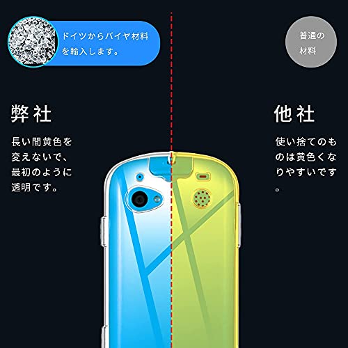 【2+1】 キッズフォン2 Kids Fion2 901Si フィルム + ケース nutmeg【日本旭硝子素材採用】強化ガラスフィルム (2枚) + 保護カバー (1枚) 透明保護ソフト シリコンケース+ 携帯ストラップ 付属 強化ガラス 硬度9H 耐指紋 撥油性 99%高透過率 気泡ゼロ 軽量 透明ケース ガラスフィルム + TPU セット