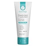Glycolic Acid Body Wash for Keratosis Pilaris Treatment 7.5oz(Made In USA)Lactic Acid Body Exfoliator Cleanser for Rough & Bumpy Skin- KP Treatment for Arms,Legs- Exfoliating Body Wash for Smooth Skin