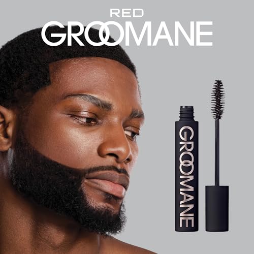 Red by Kiss Retoque masculino Groomane com cobertura cinza, escovação temporária para barbas, raiz d