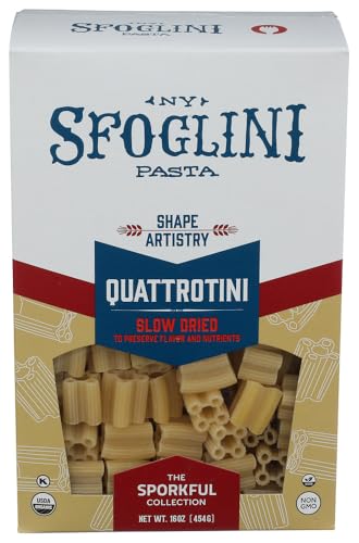 SFOGLINI Organic Quattrotini Sporkful Collection Pasta, 16 OZ image 2