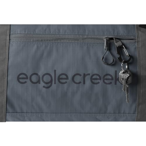 Eagle Creek No Matter What Duffel Bag - Eco Friendly Duffel for Sustainable Travel - Adjustable Shoulder Strap - Multiple Carry Options - Easy to Store - Smoke - 90L4